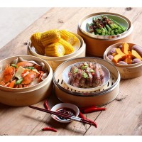 Wholesale Mini Dim Sum Bamboo Steamer Basket For Food Steamer Basket