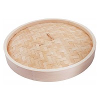 Eco-friendly natural bamboo steamer handle steamer basket bamboo 8inch with factory price