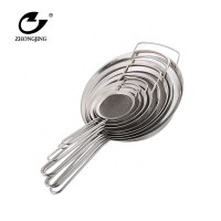 Latest Trendy Design China kitchen tool Dia 12cm stainless steel wire mesh strainer