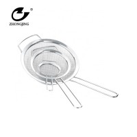 New Arrival Latest Design China kitchen tool Dia 18cm stainless steel wire mesh strainer